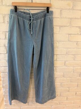 American Eagle Light Blue Drawstring Jeans-Style Pants
(B1)